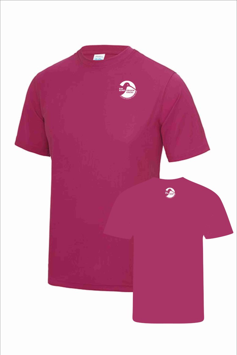 Ein Kiwi gegen Krebs Funktionsshirt, Logo: klein/klein